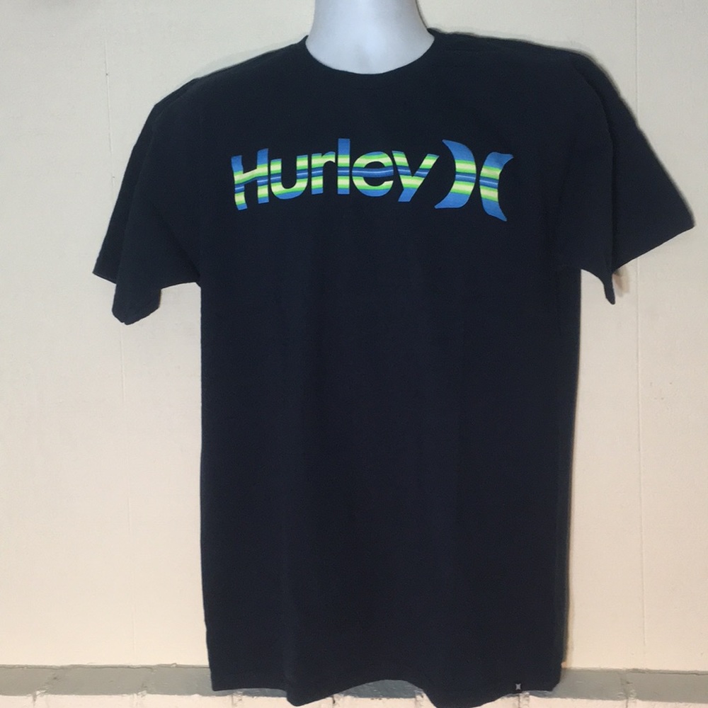 HURLEY T-SHIRT BLUE LARGE